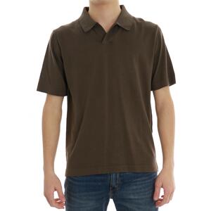 POLO IN MAGLIA MARRONE